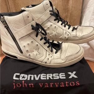John Varvatos high top special edition converse. Lightly worn.